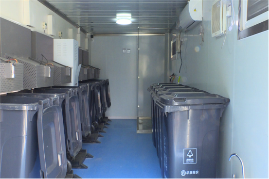 華展貓先生，智能垃圾分類(lèi)房，垃圾分類(lèi)收集點(diǎn)，垃圾房?jī)?nèi)部