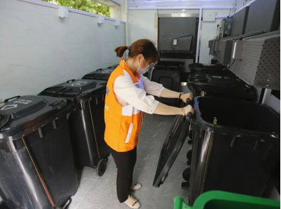 貓先生，智能垃圾分類設(shè)備，垃圾房廠家，定時定點垃圾收集點