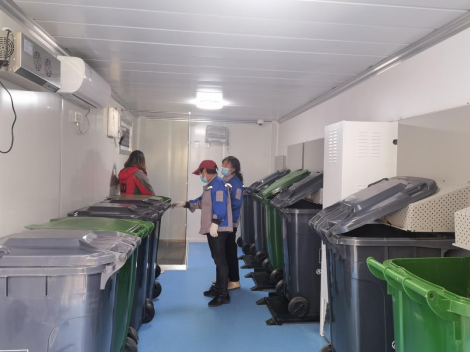 智能垃圾分類房,再生資源回收站廠家,貓先生垃圾分類，垃圾收集房