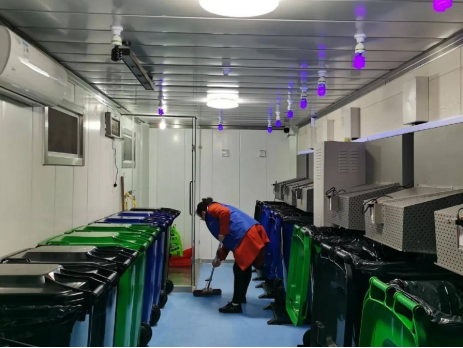 江蘇智能分類垃圾房，清潔小屋，垃圾分類收集站生產(chǎn)廠家