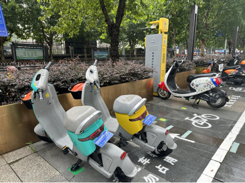 電動自行車充電樁，智能無線充電，電單車充電樁廠家